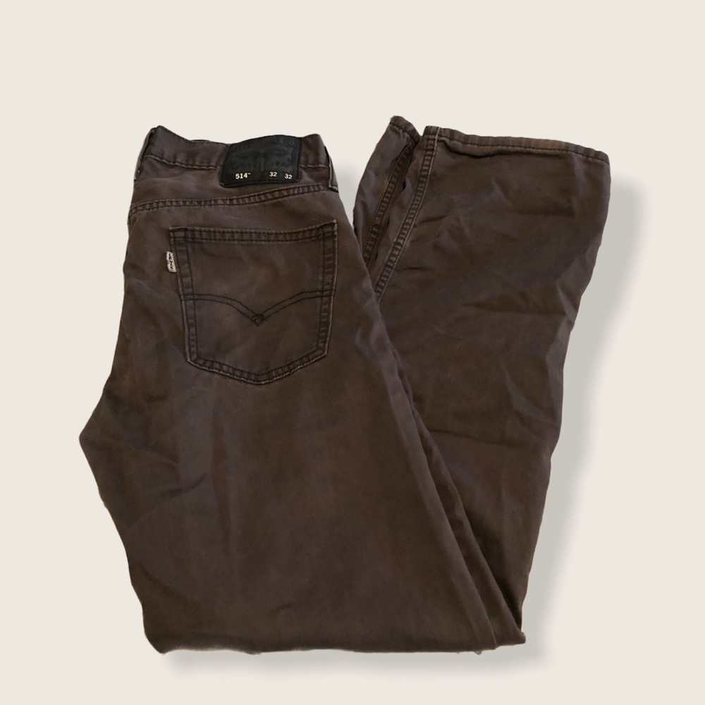 Men’s Levi’s Straight Fit Jean 514 Gray 32”